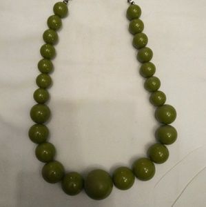 Olive Bead neckless